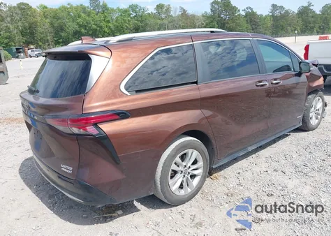 2021 Toyota Sienna Limited from USA, damaged, VIN 5TDZRKEC7MS001242